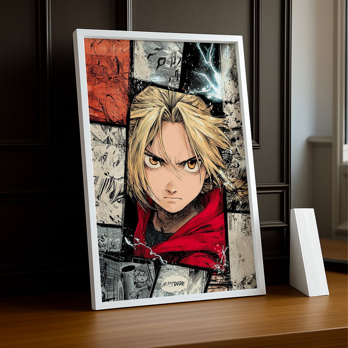 Cadre Photo Full Metal Alchemist - Edward Bande Dessinée