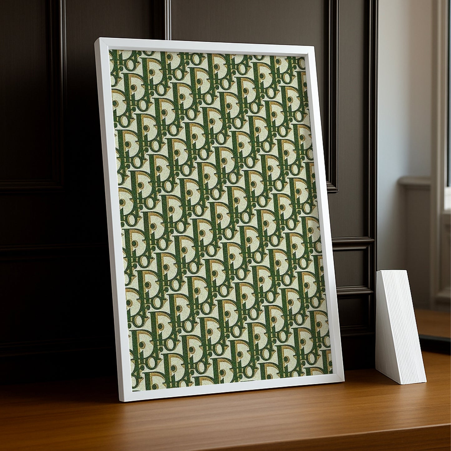 Cadre photo Christian Dior - Monogram vert