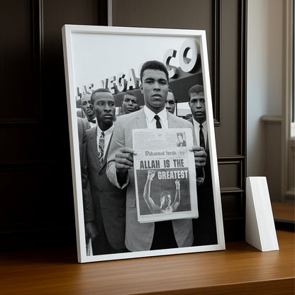 Cadre Photo Boxe - Muhammad Ali "Allah Is The Greatest"