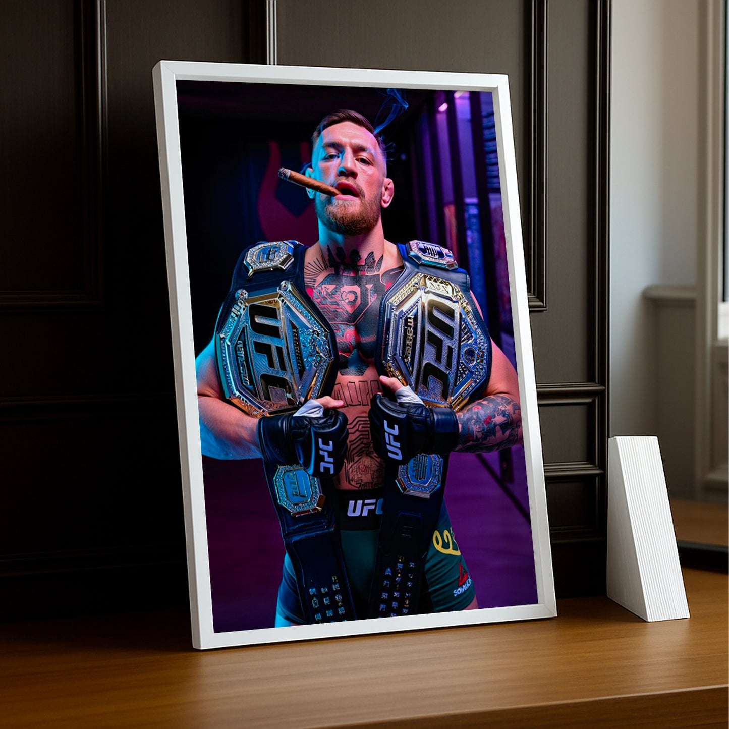 Cadre photo UFC - Conor McGregor Double Champion