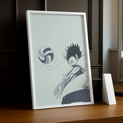 Cadre photo Volley-Ball - Haikyu Nishinoya Défense
