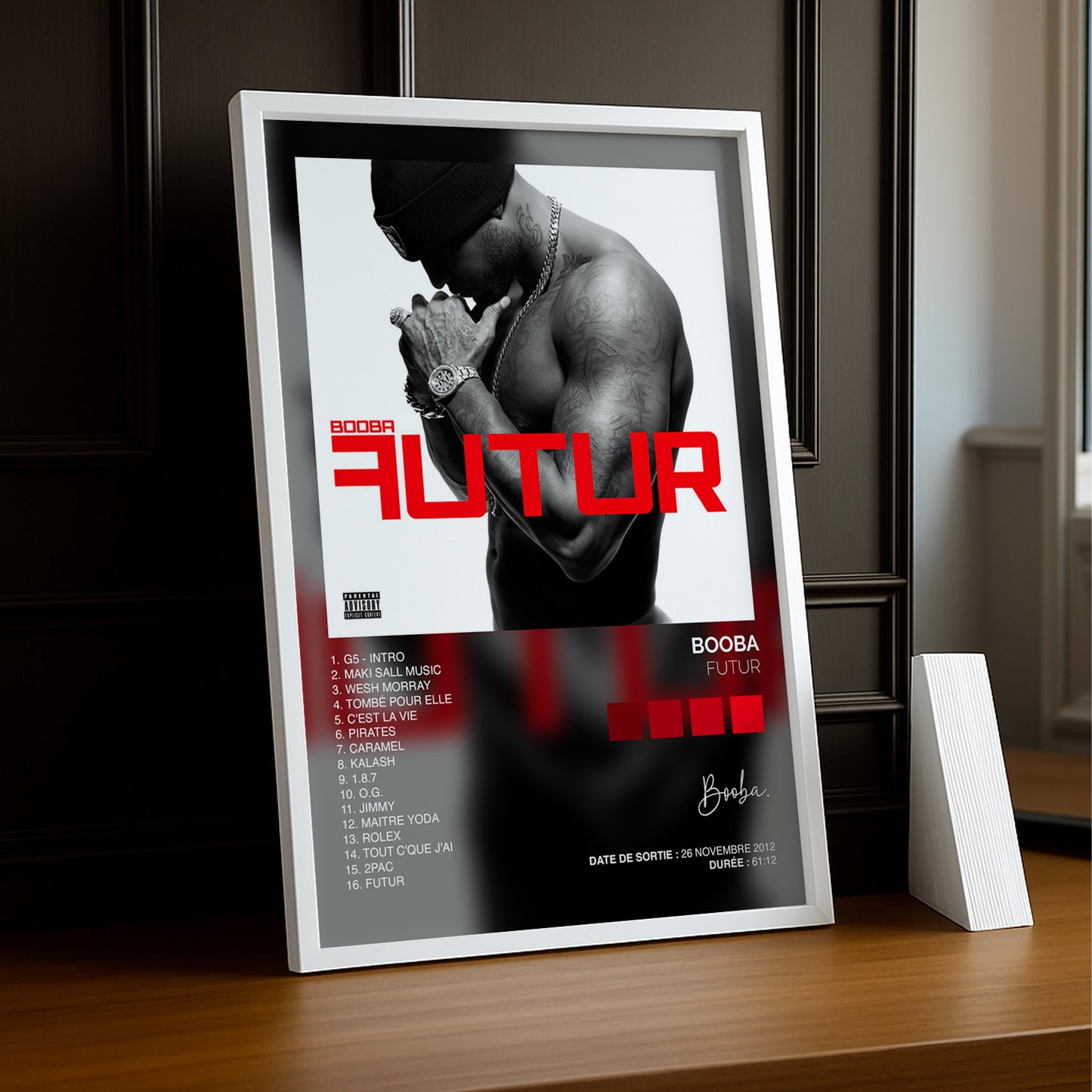 Poster - Album Booba Futur