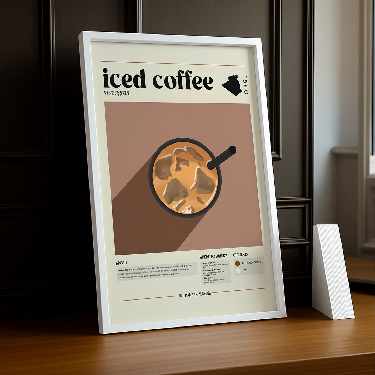 Cadre photo Coffee Lover - Iced Coffee