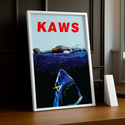 Cadre photo Kaws - Jaws