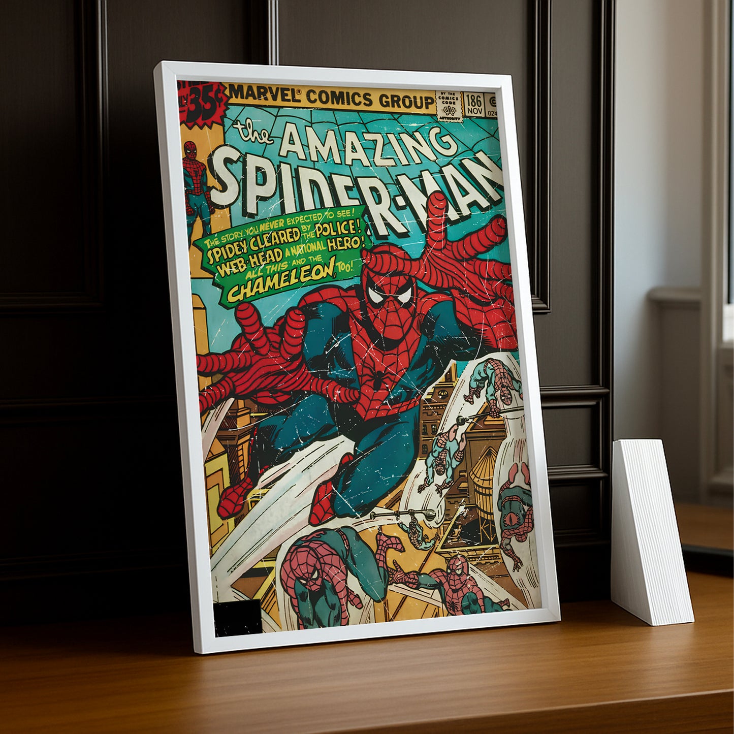 Cadre photo Spider-man magasine