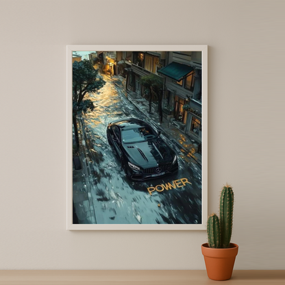 Mercedes AMG GT - Poster