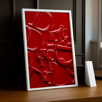Cadre photo Christian Dior - Monogram Rouge
