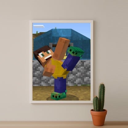 Cadre photo Minecraft - Crocs