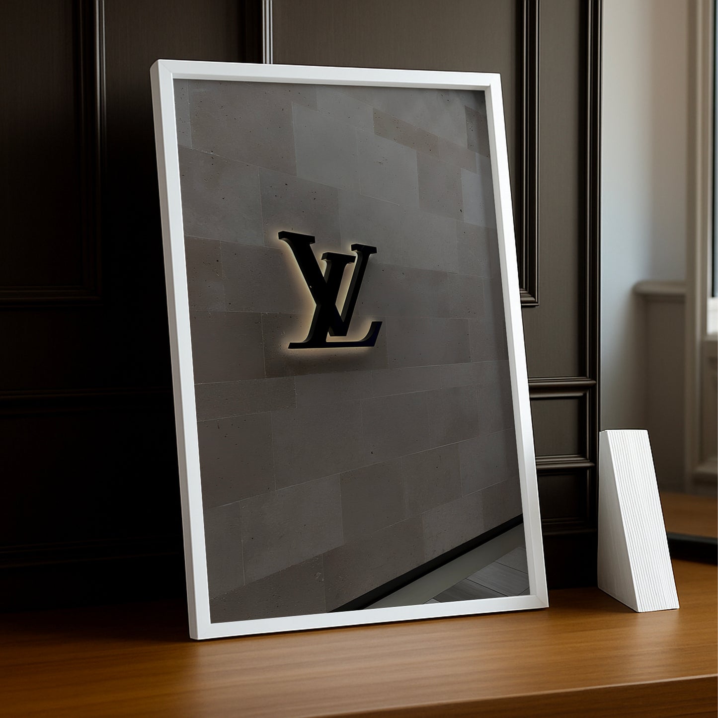 Cadre photo Louis Vuitton Wall logo