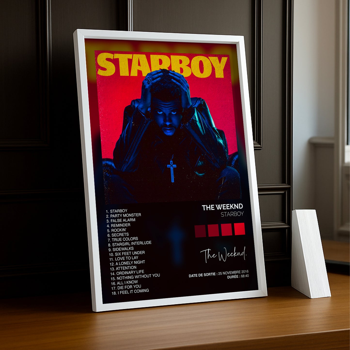 Poster The Weeknd - Album Starboy