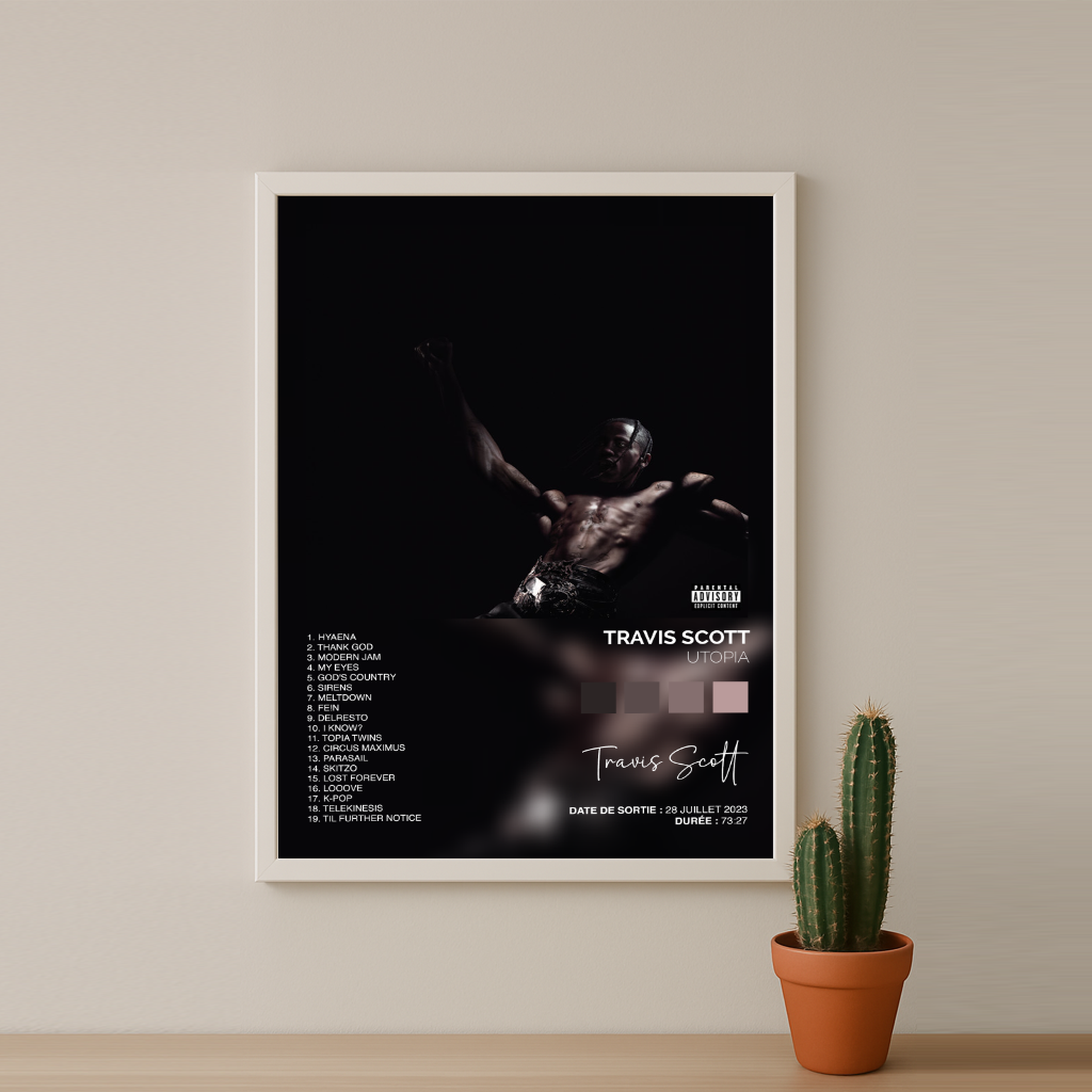 Cadre photo Utopia Travis Scott