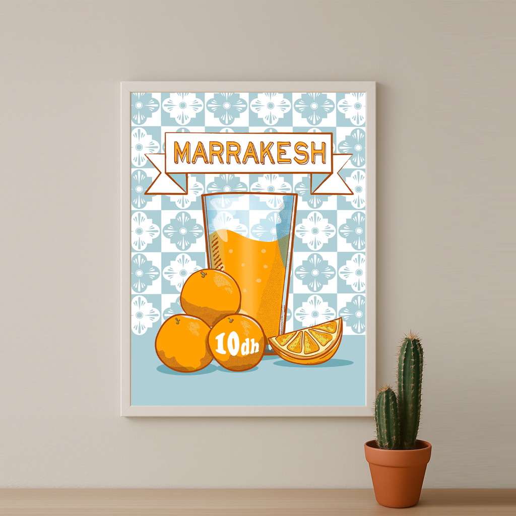 Maroc Marrakech Juice - Poster