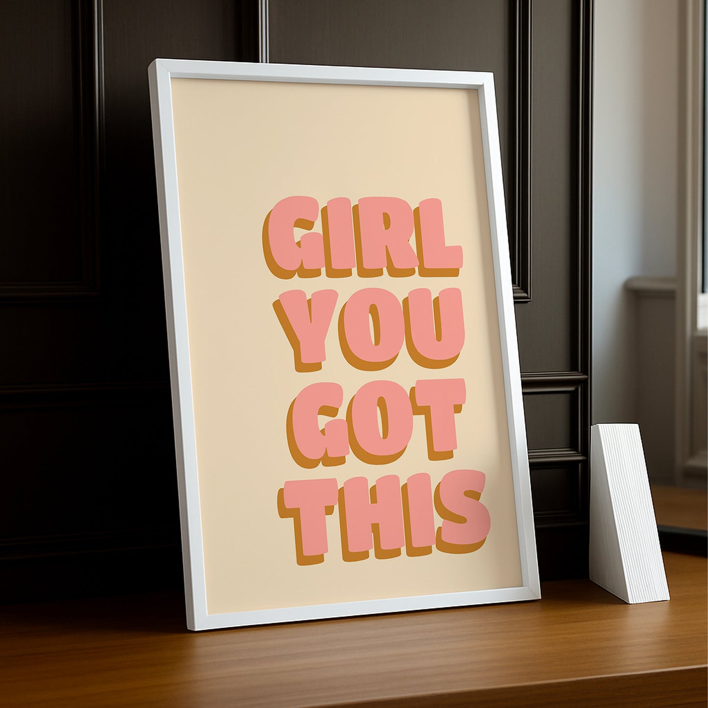 Cadre photo Citation - Girl You Got This