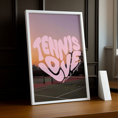 Cadre photo Tennis - Love