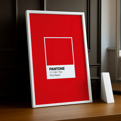Cadre Photo Pantone Étiquette - Red Maple