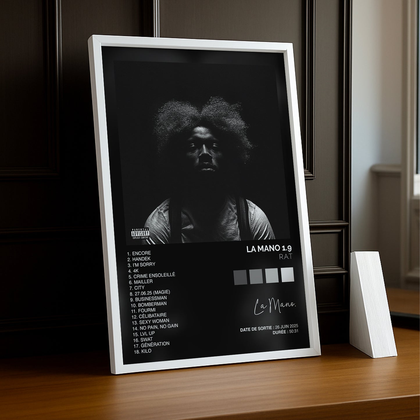 Cadre photo Album Musicaux - R.A.T de La Mano 1.9