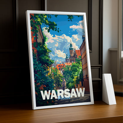 Cadre photo Warsaw Poland