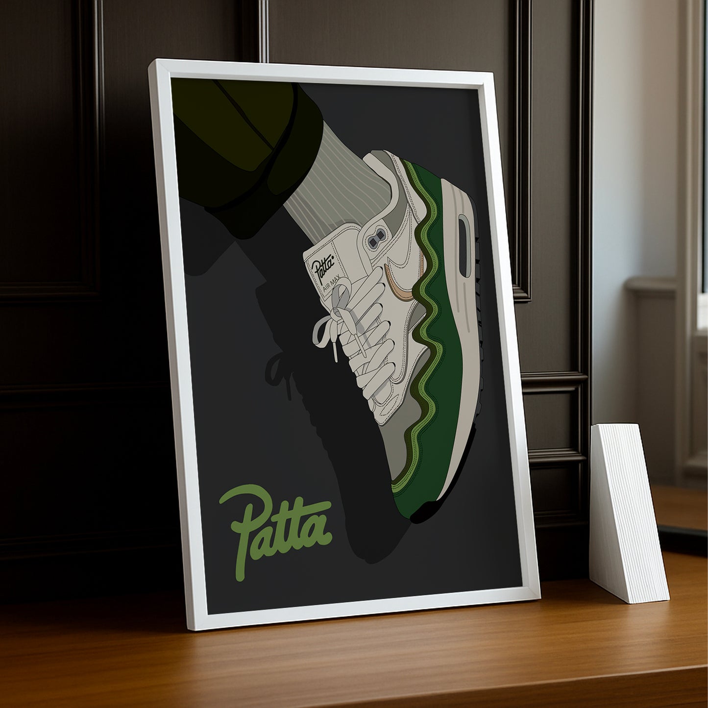 Cadre photo Nike Air Max Patta vert