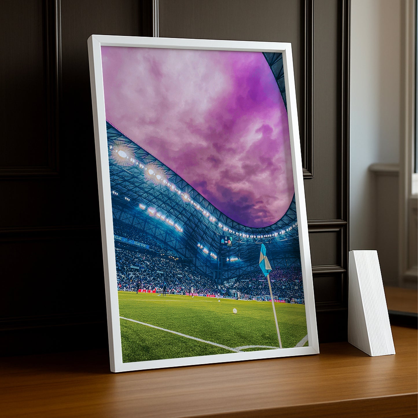 Cadre photo Olympique de Marseille Stade Vélodrome