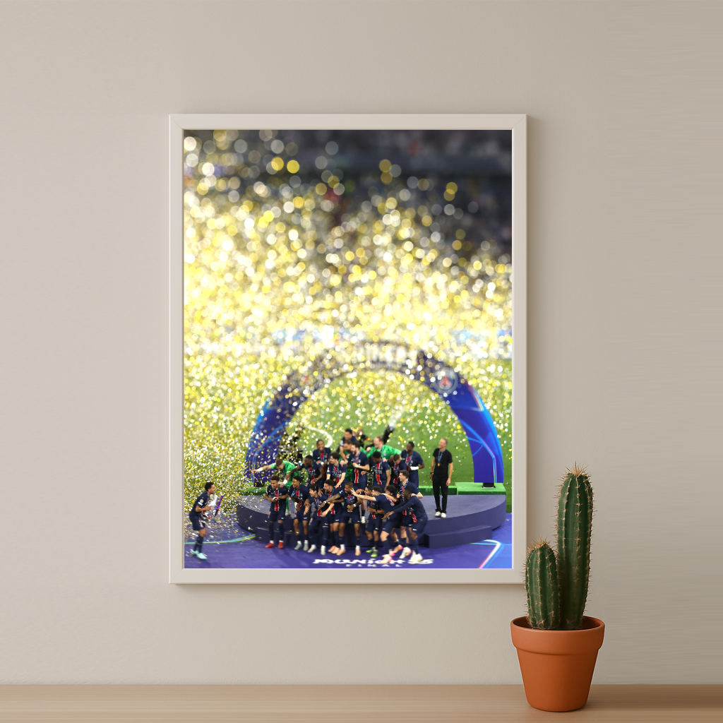 Cadre photo Marquinhos PSG Ligue des champions