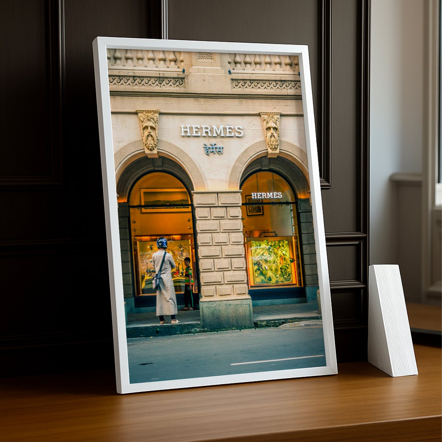 Cadre photo Hermès - Boutique Paris