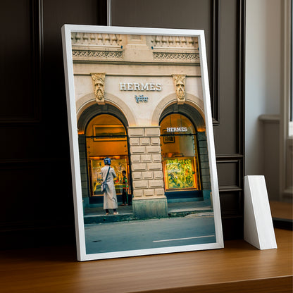 Cadre photo Hermès - Boutique Paris