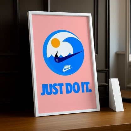 Cadre Photo Nike - Just Do It Fleurs