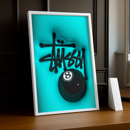 Cadre photo Stüssy - 3D Blue