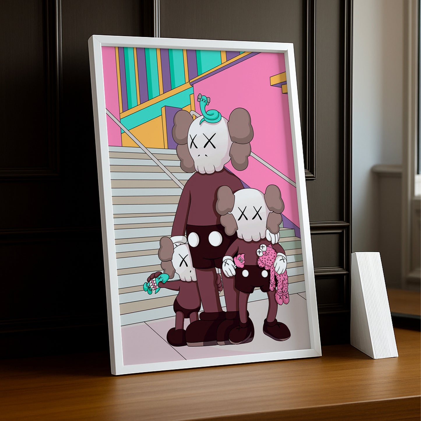 Poster Kaws illustration