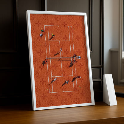 Cadre photo Tennis - Terrain Louis Vuitton
