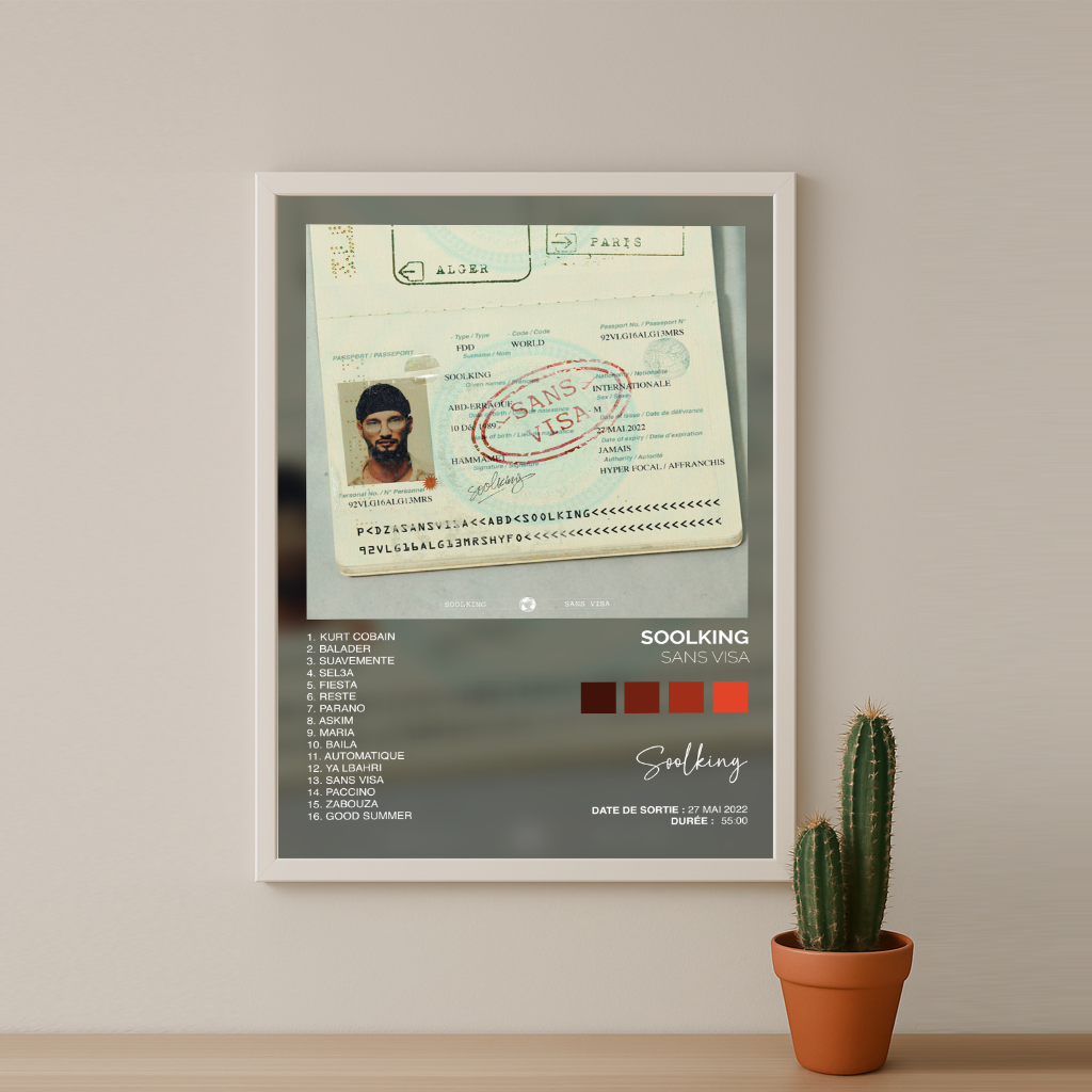Cadre photo Album - Sans visa de Soolking