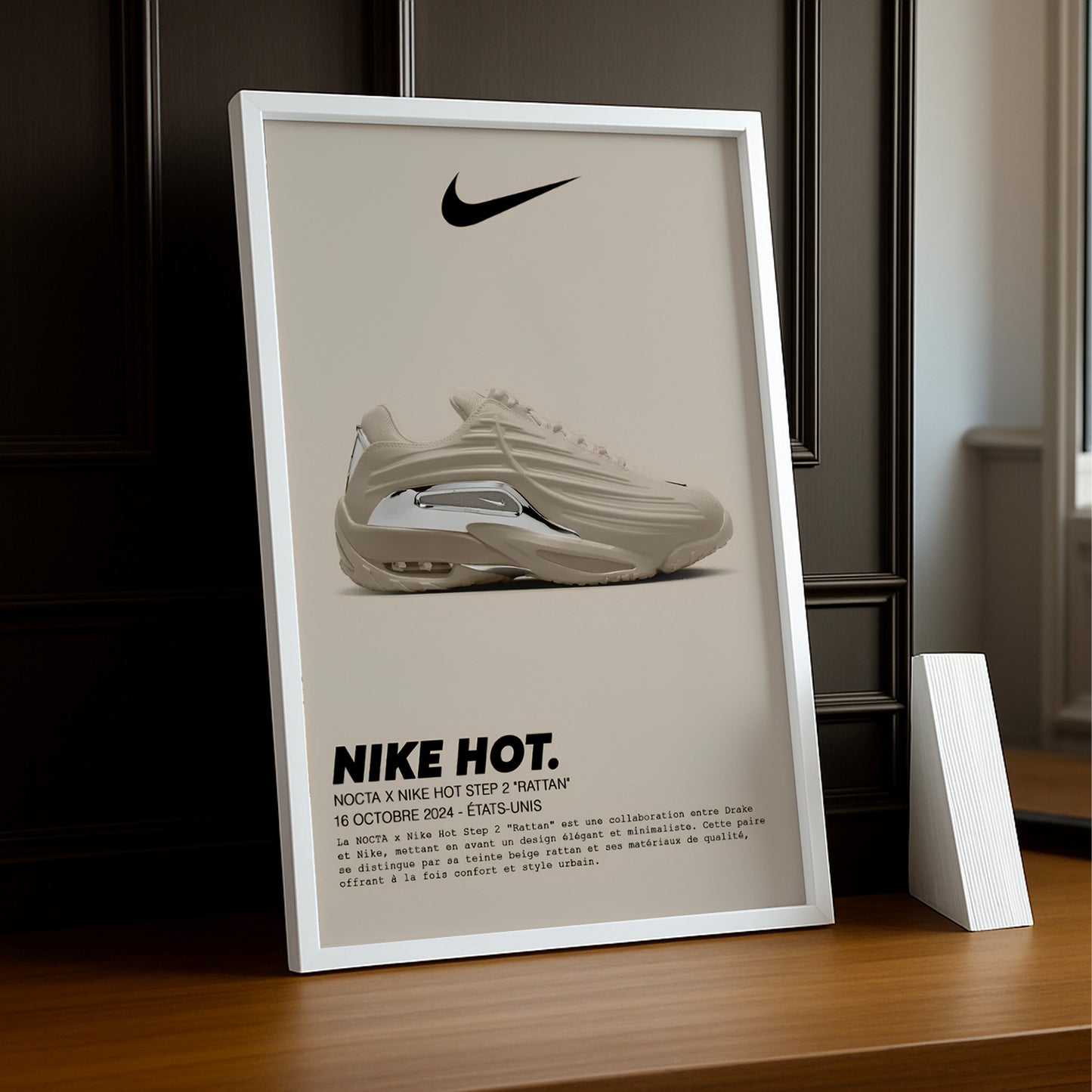 Cadre photo Nocta x Nike Hot Step 2 Rattan