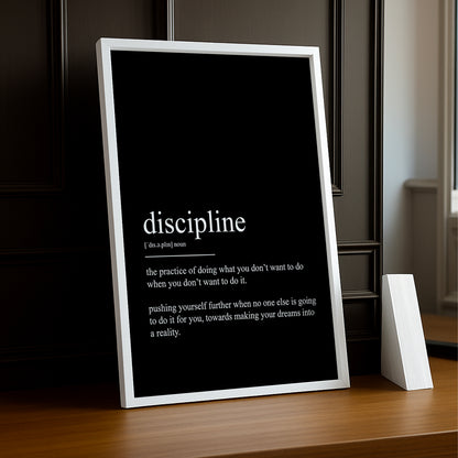 Cadre Photo Motivation - Discipline définition