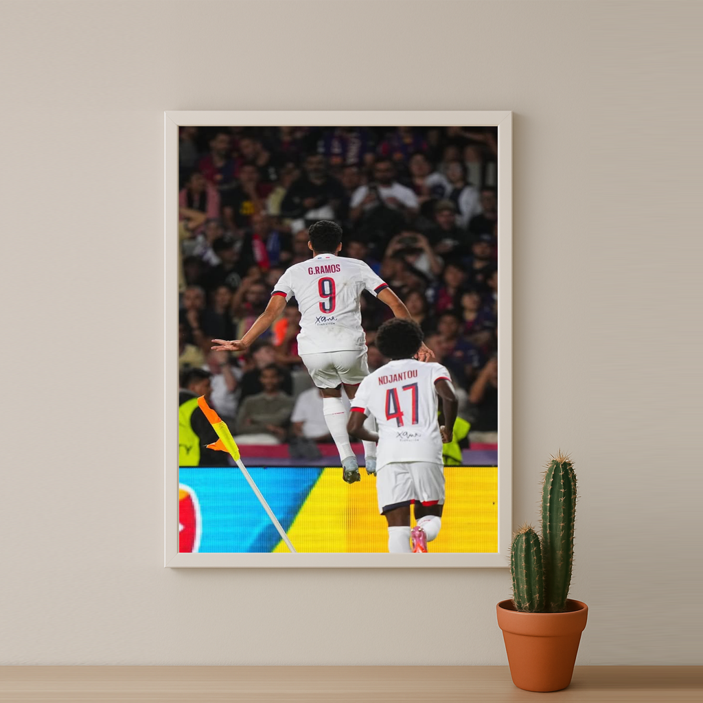 Poster encadrée Paris Saint-Germain - G.Ramos