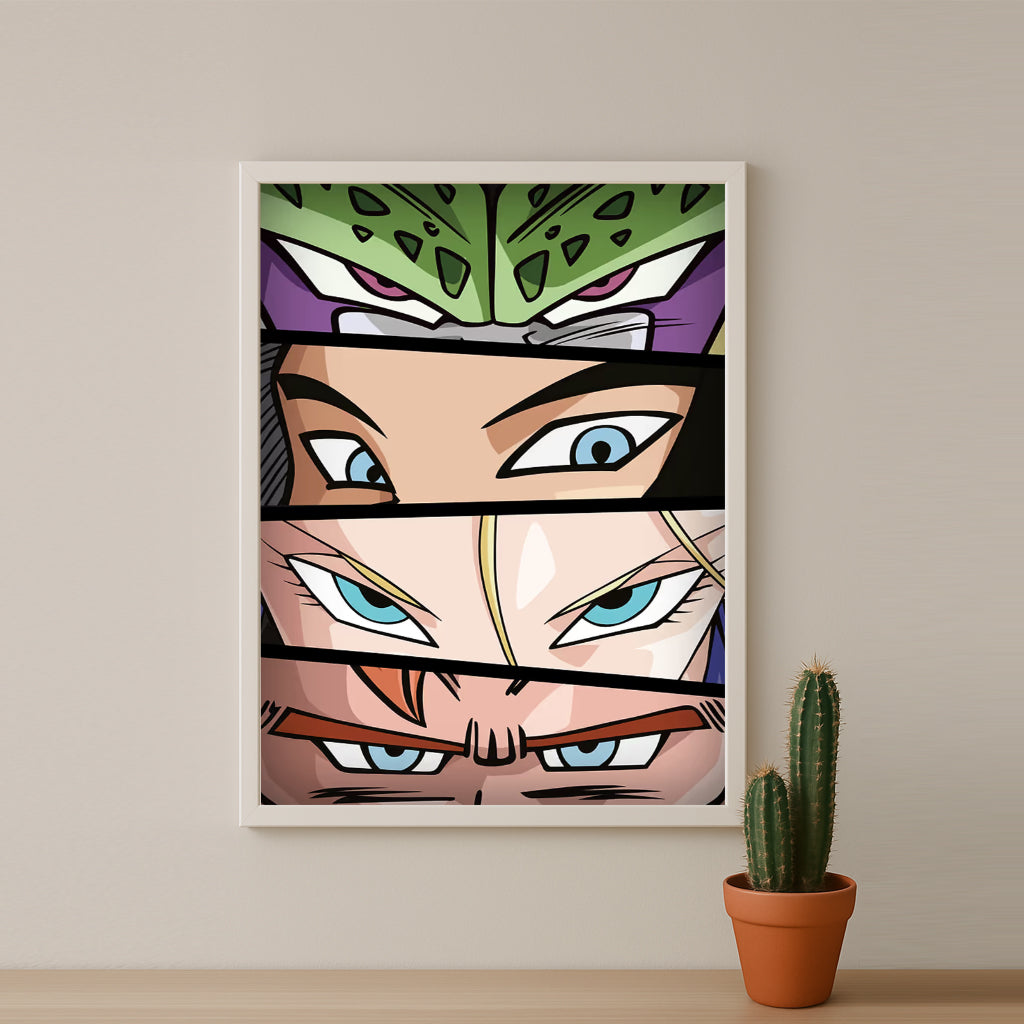 Poster Dragon Ball Z - Eyes Androids