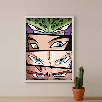 Poster Dragon Ball Z - Eyes Androids