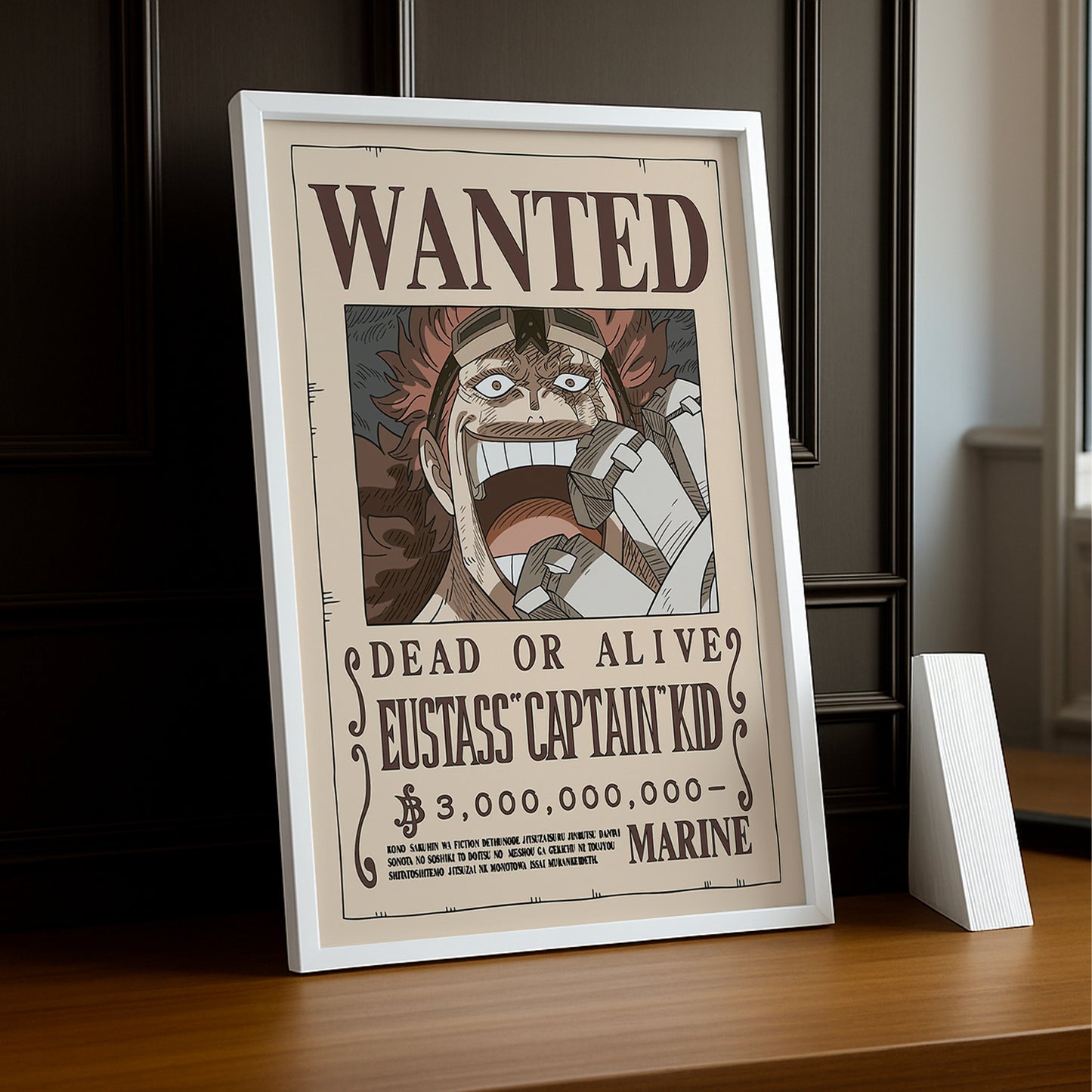 Cadre photo One Piece - Wanted Eustass Captain Kid