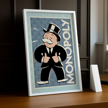 Monopoly Bleu - Poster