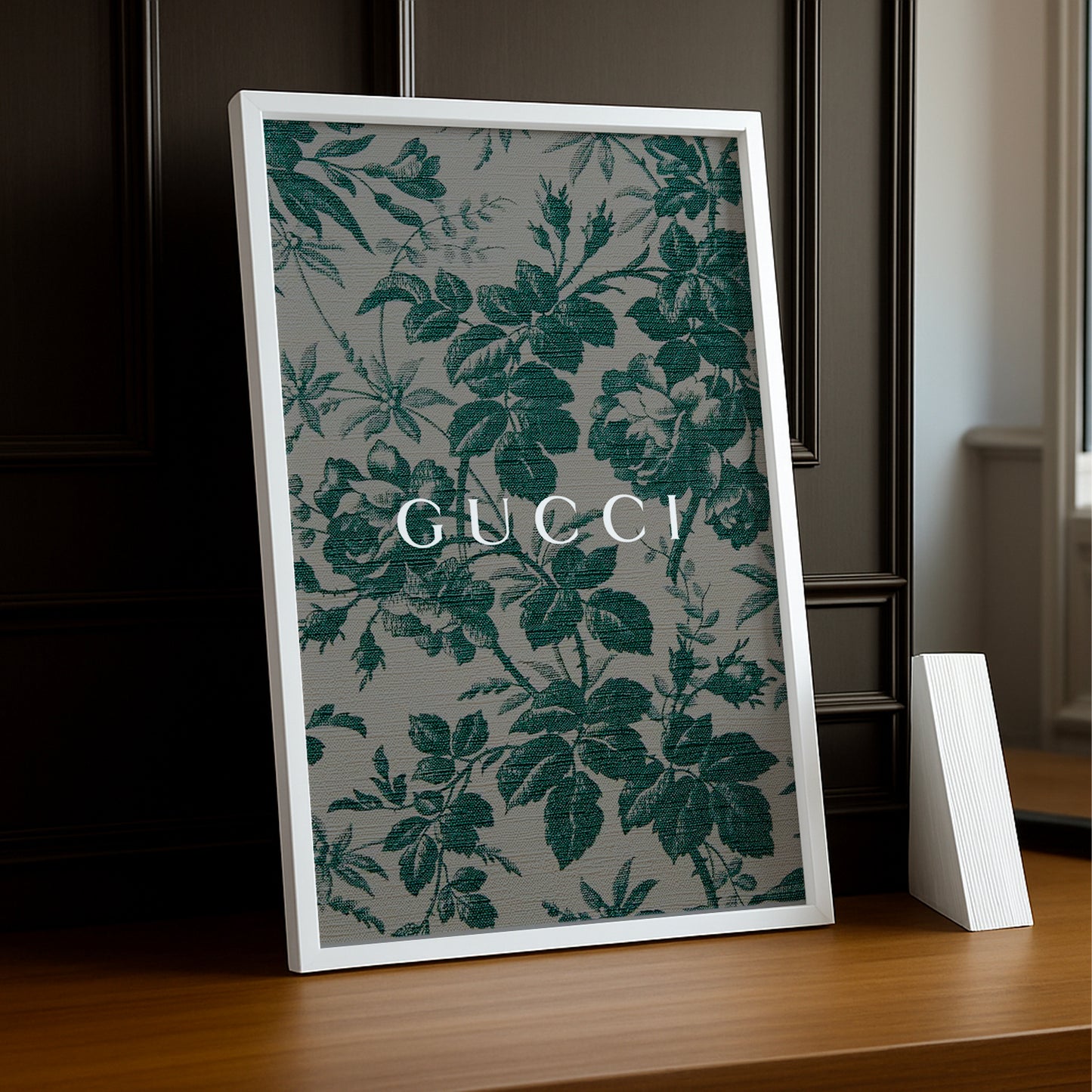 Cadre Photo Gucci - Tapisserie vert