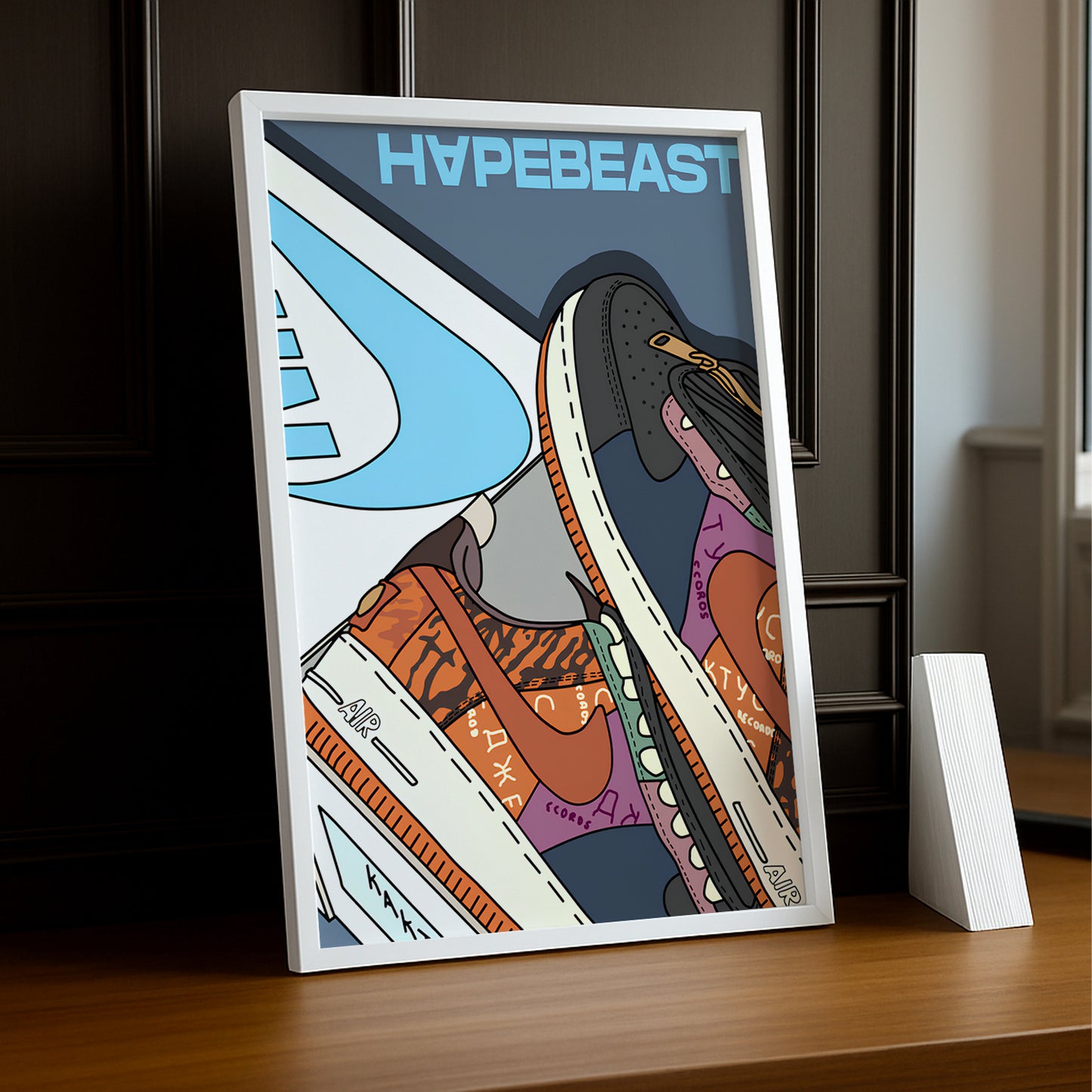 Cadre photo Air Force 1 x Travis Scott