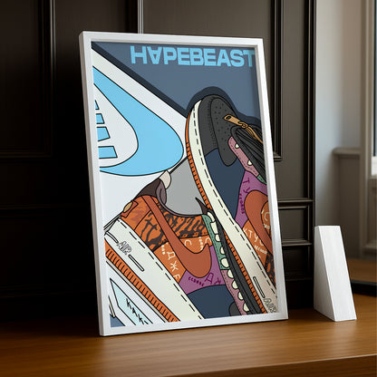 Cadre photo Air Force 1 x Travis Scott