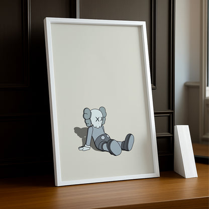 Poster Kaws assis
