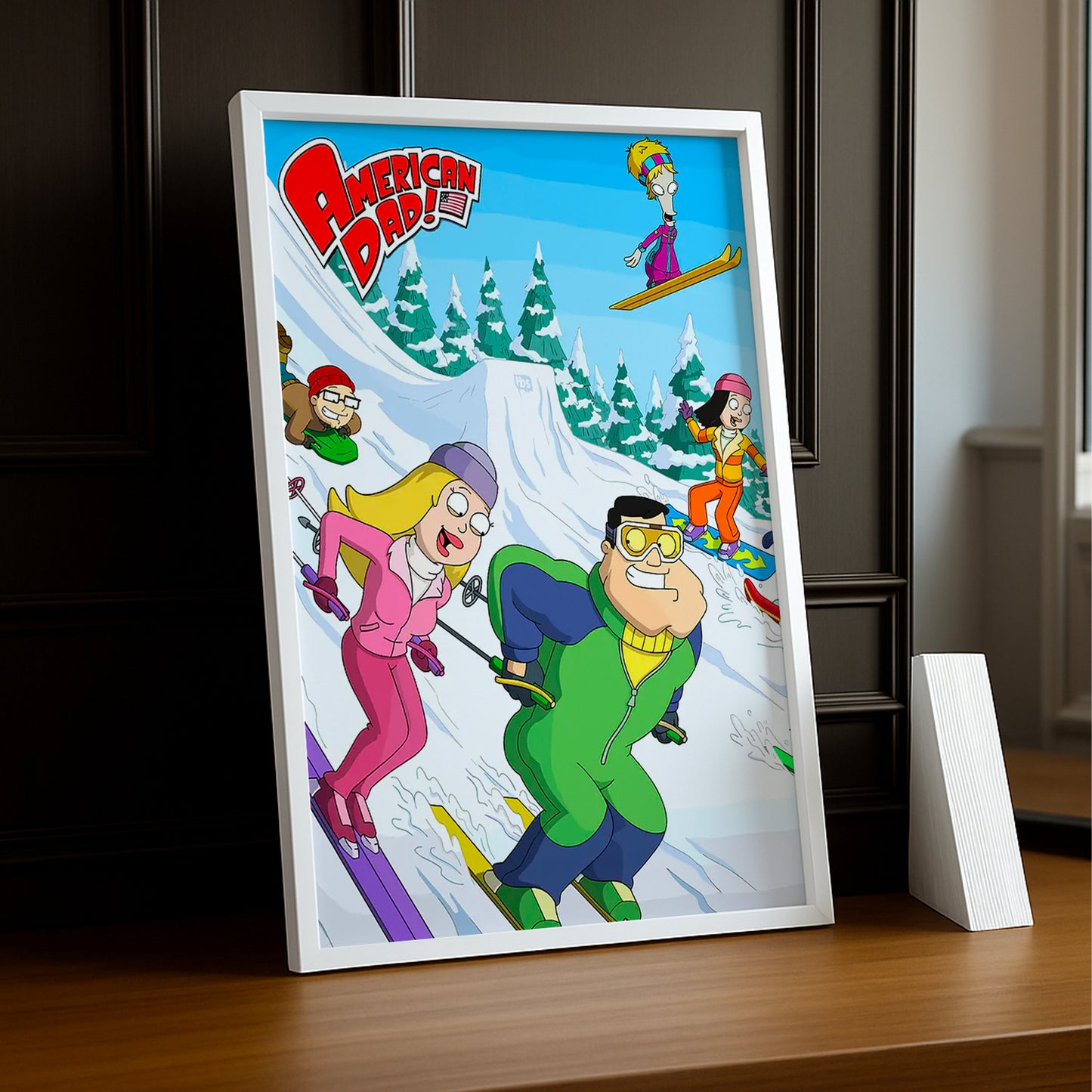 Cadre Photo American Dad - Ski