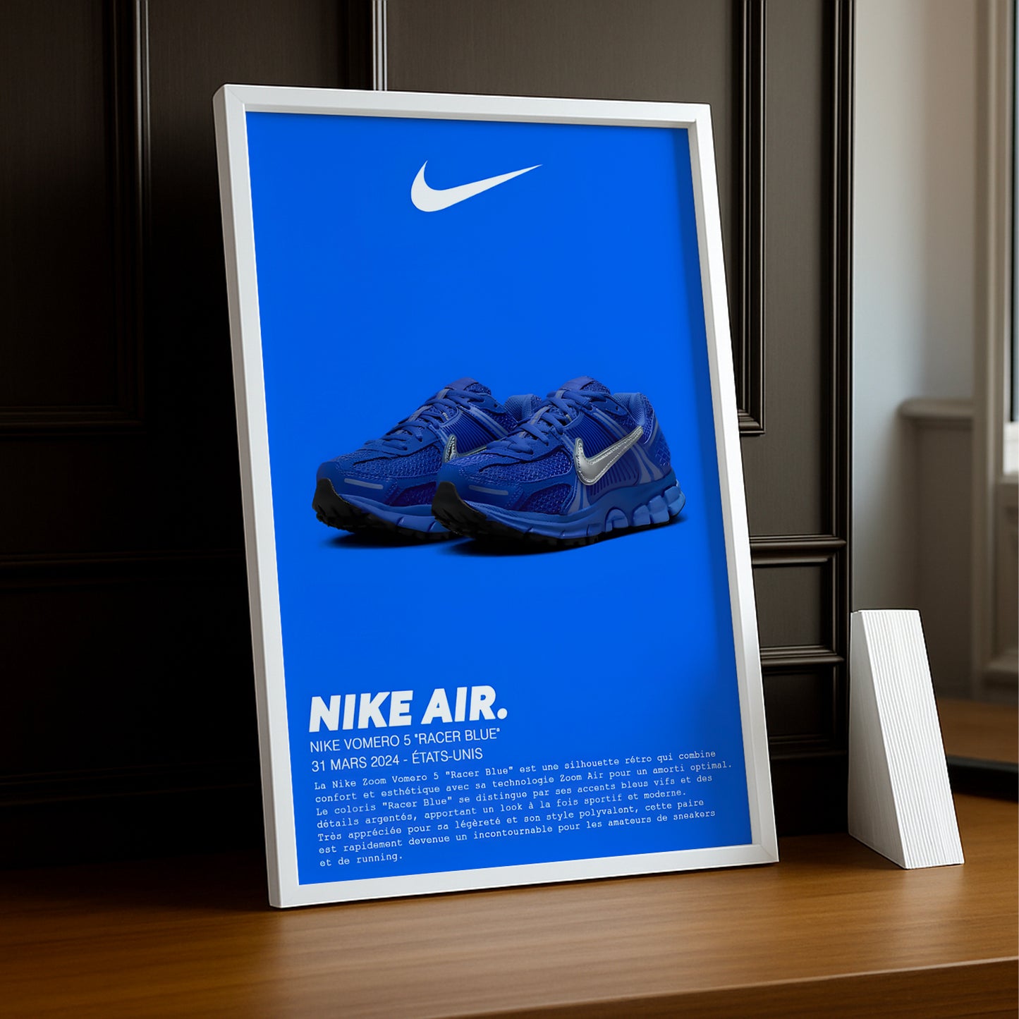 Nike Vomero 5 Racer Blauer Fotorahmen