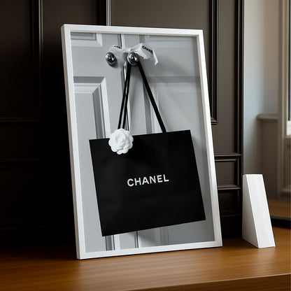 Poster Photo Chanel - Sac de Shopping
