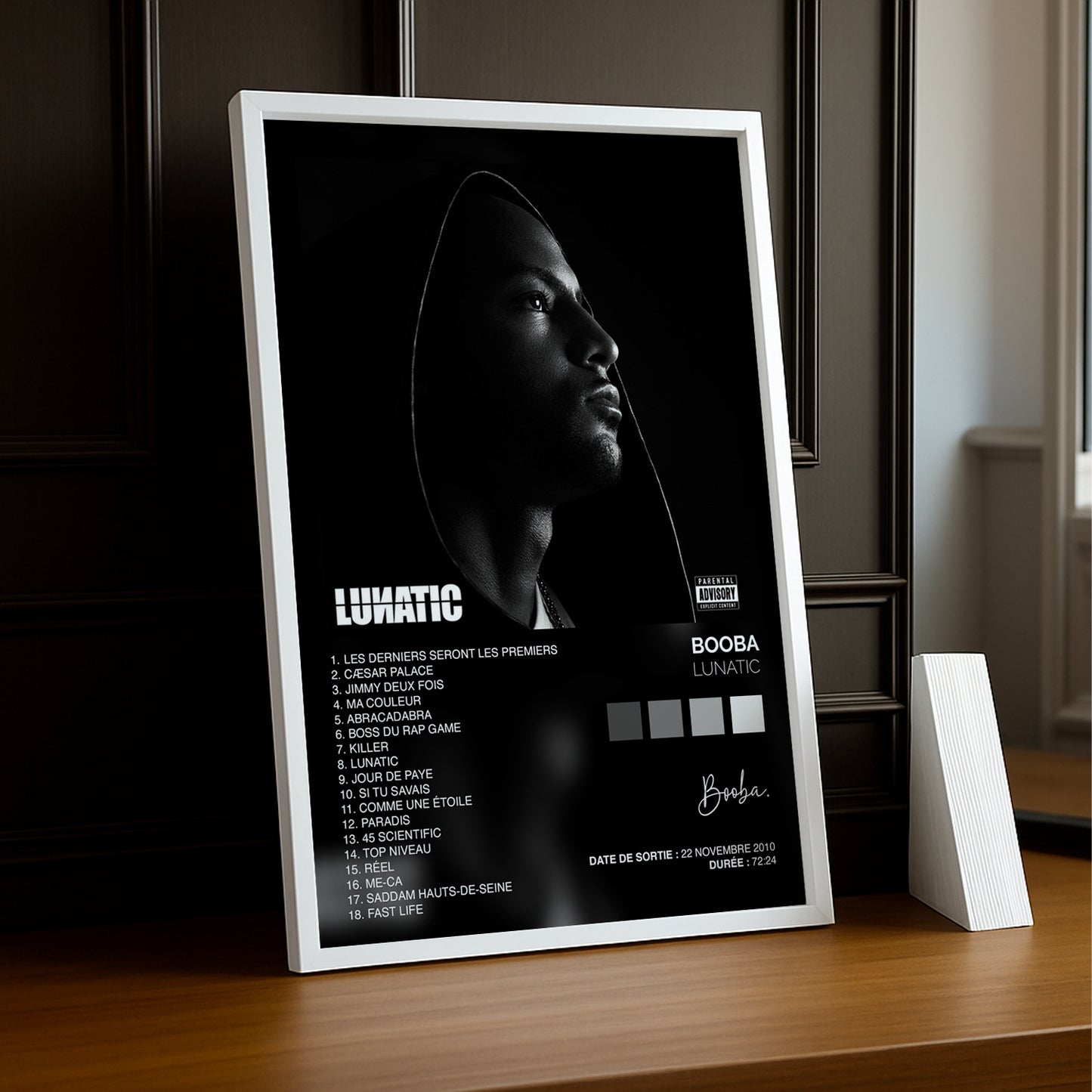 Poster - Album Booba Lunatic