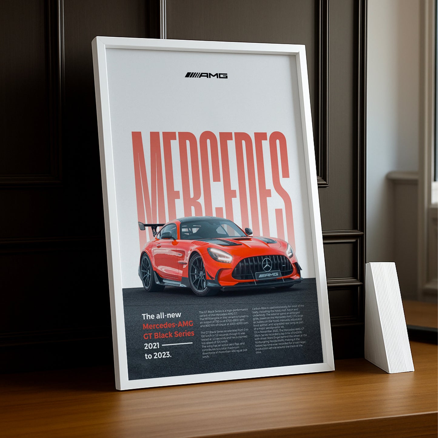 Poster Voitures - Mercedes AMG GT Black Series