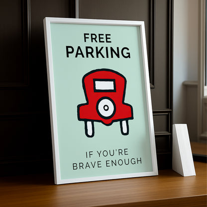 Monopoly Free Parking - Poster