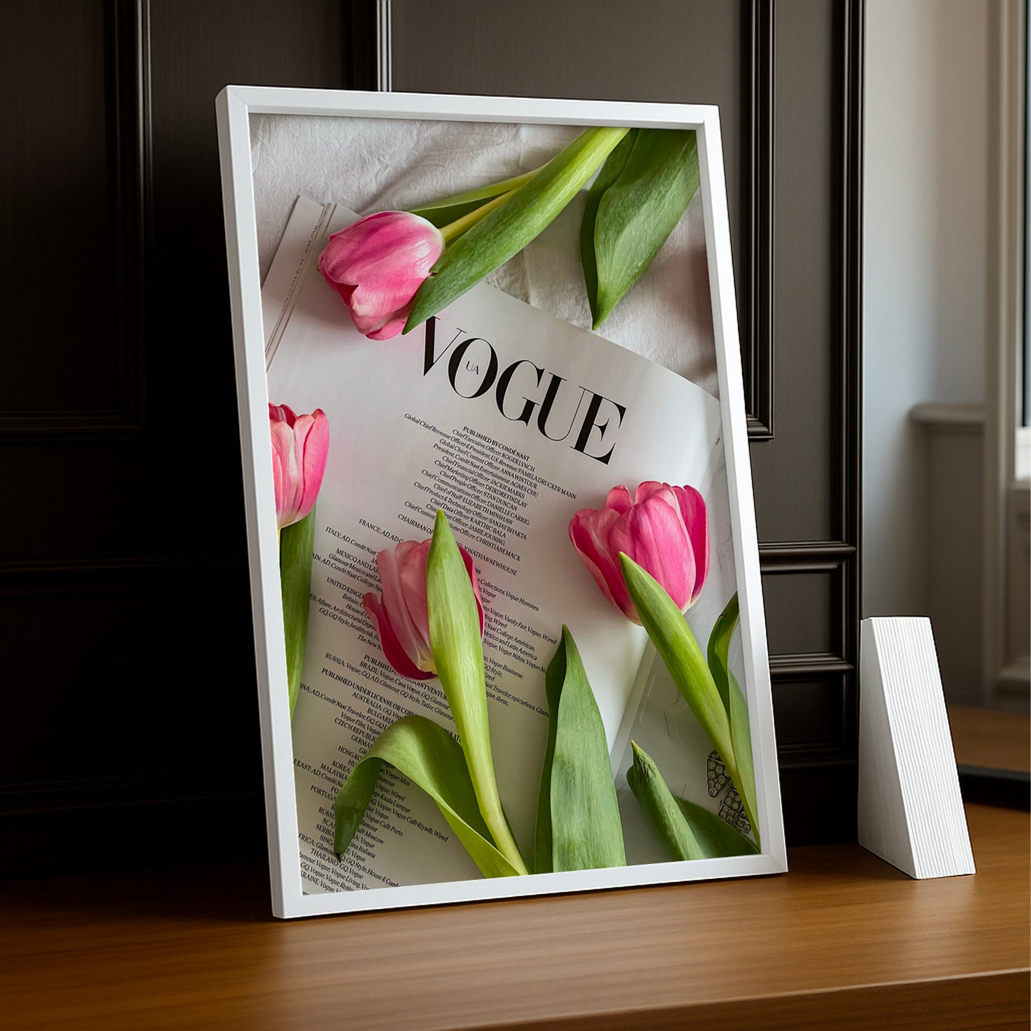 Poster Photo Vogue - Flowers