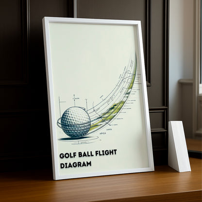 Cadre Photo Golf - Ball Flight Diagram